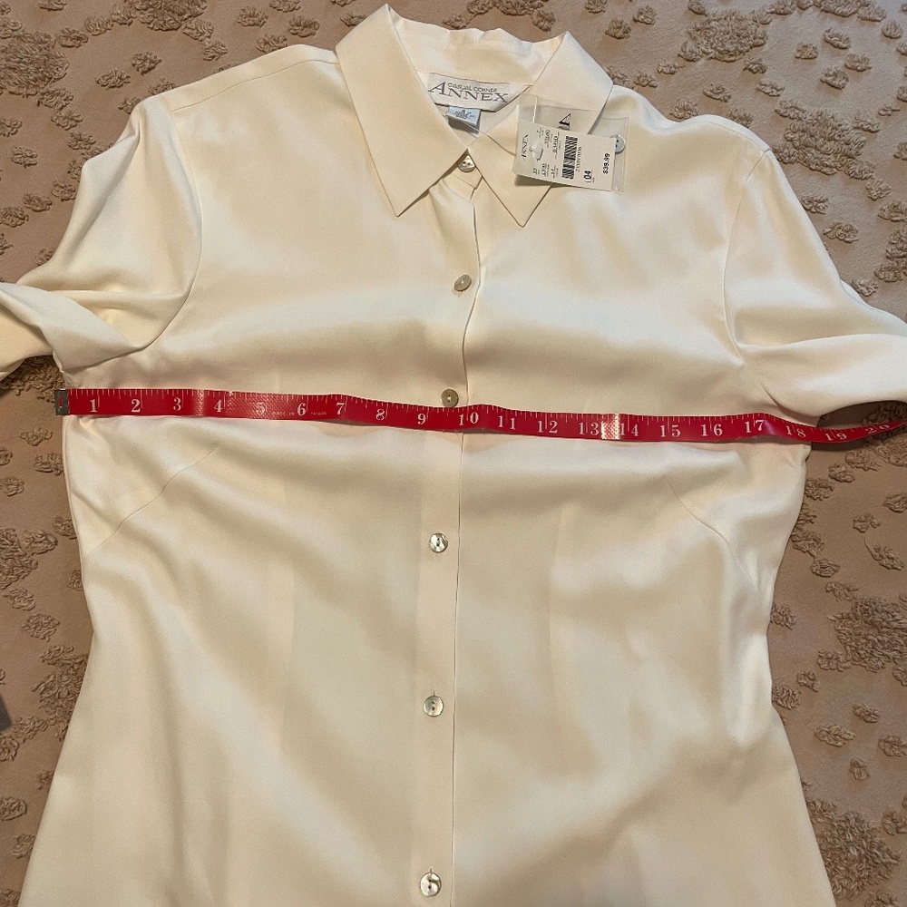 Casual Corner Annex Silk Blouse NWT - Picture 10 of 12
